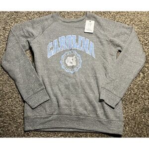 NEW Pressbox North Carolina Tar Heels UNC Distressed Crewneck Sweater (XL)